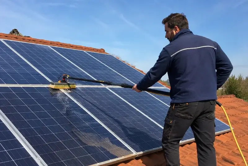 Nettoyage et entretien de panneaux solaires à Parempuyre
